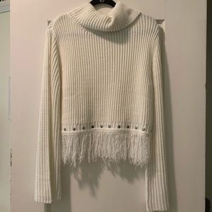 Lulus Off-White Turtleneck M
